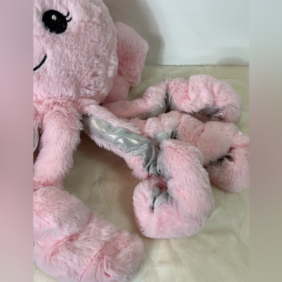 Octopus Pink Silver Plush Stuffed Animal Walgreens Soft Sea Creature Ocean Life - Picture 8 of 13